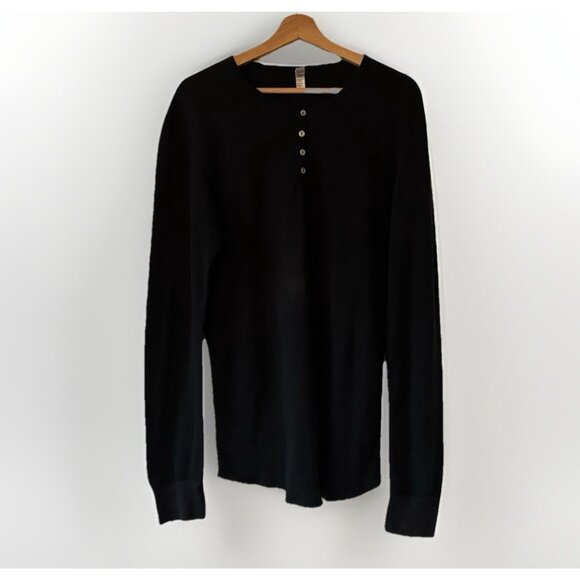 American Apparel Thermal Henley “Kill Shirt” As Seen Dexter Morgan Men’s XL FLAW - Picture 9 of 14